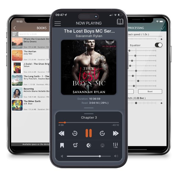 Download fo free audiobook The Lost Boys MC Series: Books 1-4 by Savannah Rylan and listen anywhere on your iOS devices in the ListenBook app.