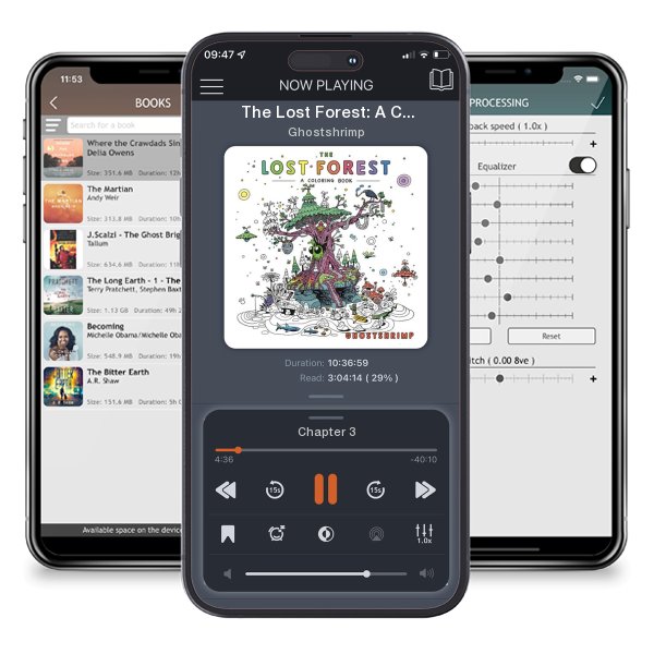 Download fo free audiobook The Lost Forest: A Coloring Book by Ghostshrimp and listen anywhere on your iOS devices in the ListenBook app.