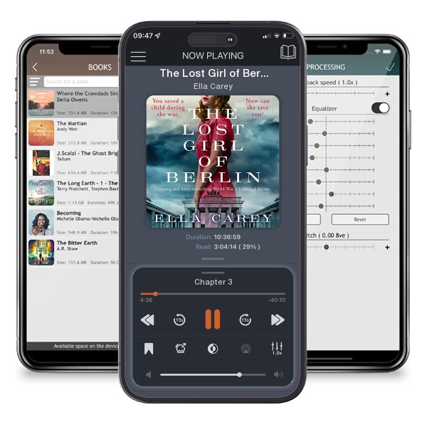 Download fo free audiobook The Lost Girl of Berlin by Ella Carey and listen anywhere on your iOS devices in the ListenBook app.