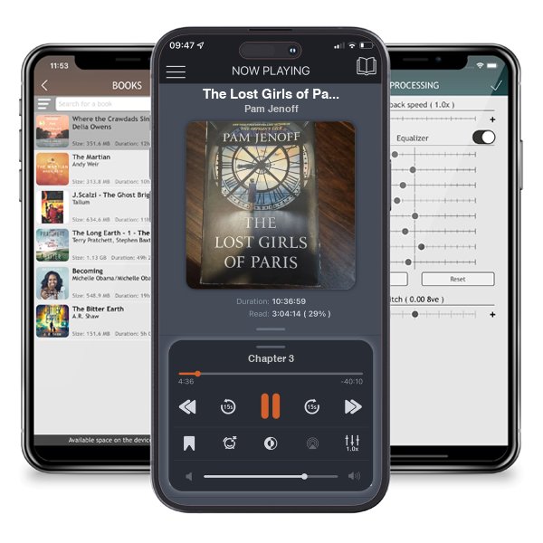 Download fo free audiobook The Lost Girls of Paris by Pam Jenoff and listen anywhere on your iOS devices in the ListenBook app.