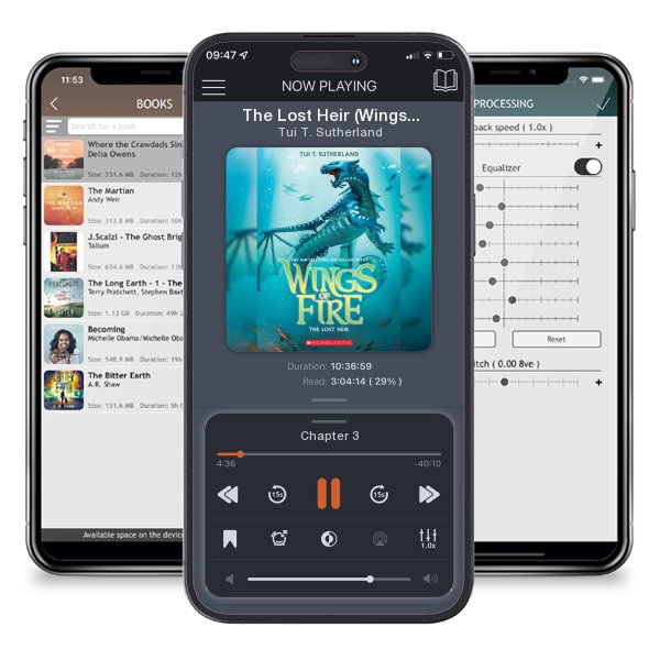 Download fo free audiobook The Lost Heir (Wings of Fire #2) by Tui T. Sutherland and listen anywhere on your iOS devices in the ListenBook app.
