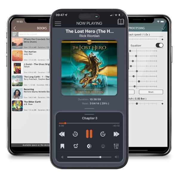 Download fo free audiobook The Lost Hero (The Heroes of Olympus, #1) by Rick Riordan and listen anywhere on your iOS devices in the ListenBook app.