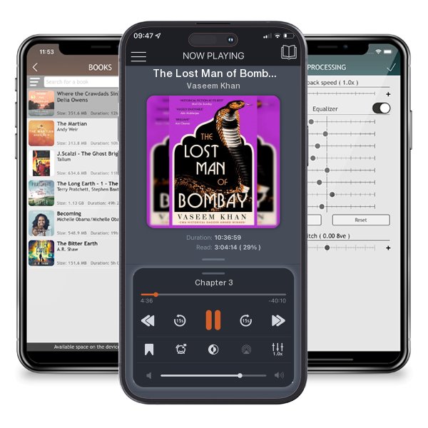 Download fo free audiobook The Lost Man of Bombay by Vaseem Khan and listen anywhere on your iOS devices in the ListenBook app.