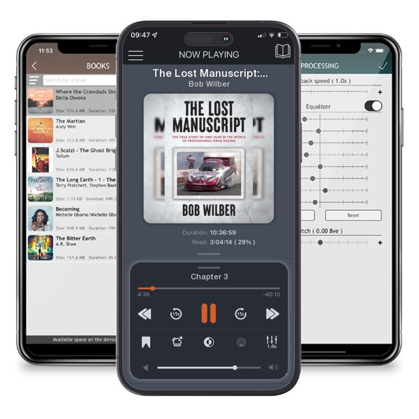Download fo free audiobook The Lost Manuscript: The True Story of One Year In The World of Professional Drag Racing by Bob Wilber and listen anywhere on your iOS devices in the ListenBook app.