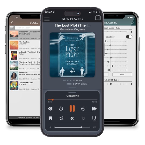 Download fo free audiobook The Lost Plot (The Invisible Library, #4) by Genevieve Cogman and listen anywhere on your iOS devices in the ListenBook app.