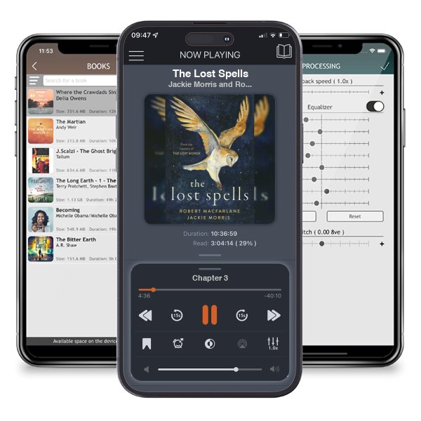 Download fo free audiobook The Lost Spells by Jackie Morris and Robert MacFarlane and listen anywhere on your iOS devices in the ListenBook app.