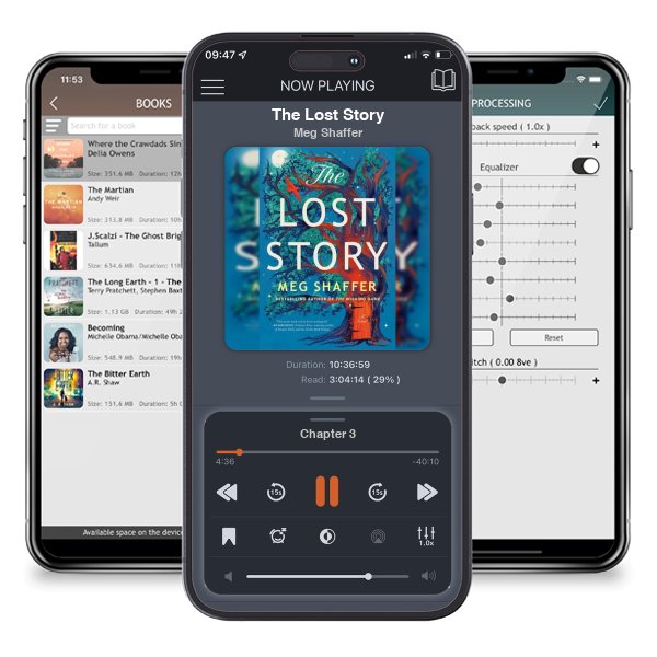 Download fo free audiobook The Lost Story by Meg Shaffer and listen anywhere on your iOS devices in the ListenBook app.