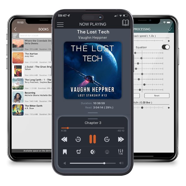 Download fo free audiobook The Lost Tech by Vaughn Heppner and listen anywhere on your iOS devices in the ListenBook app.