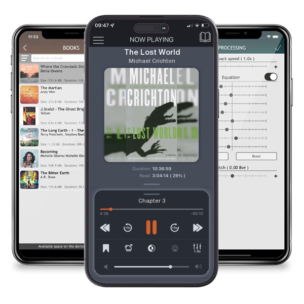 Download fo free audiobook The Lost World by Michael Crichton and listen anywhere on your iOS devices in the ListenBook app.