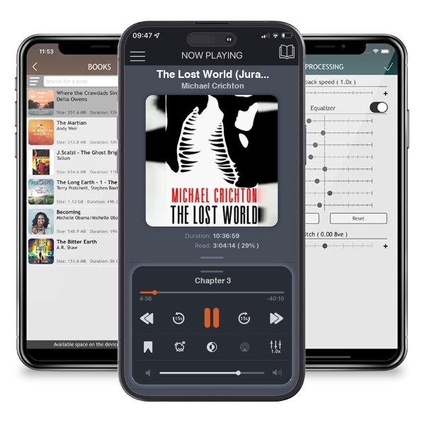 Download fo free audiobook The Lost World (Jurassic Park, #2) by Michael Crichton and listen anywhere on your iOS devices in the ListenBook app.