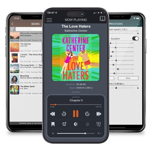 Download fo free audiobook The Love Haters by Katherine Center and listen anywhere on your iOS devices in the ListenBook app.