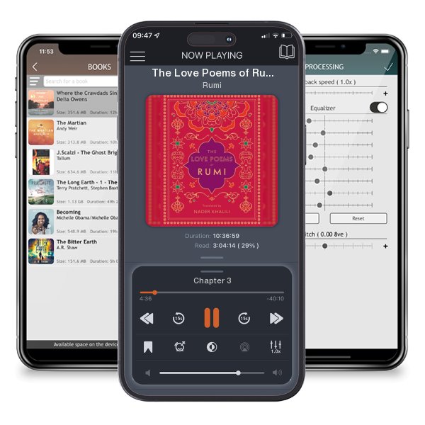 Download fo free audiobook The Love Poems of Rumi: Translated by Nader Khalili by Rumi and listen anywhere on your iOS devices in the ListenBook app.