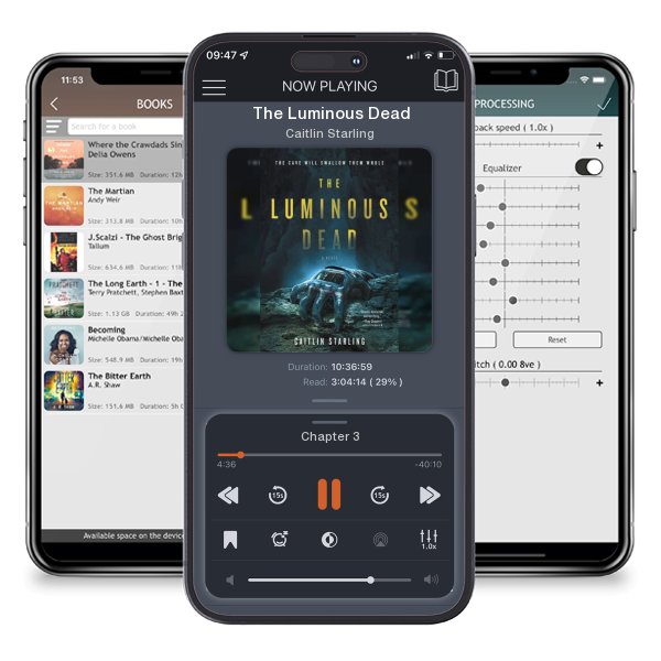 Download fo free audiobook The Luminous Dead by Caitlin Starling and listen anywhere on your iOS devices in the ListenBook app.