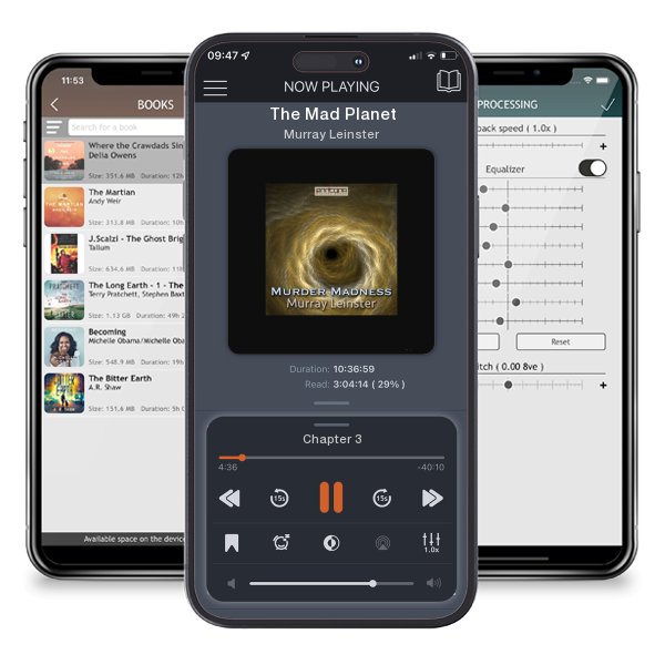 Download fo free audiobook The Mad Planet by Murray Leinster and listen anywhere on your iOS devices in the ListenBook app.