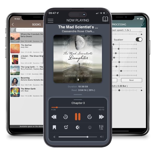 Download fo free audiobook The Mad Scientist\'s Daughter by Cassandra Rose Clarke and listen anywhere on your iOS devices in the ListenBook app.