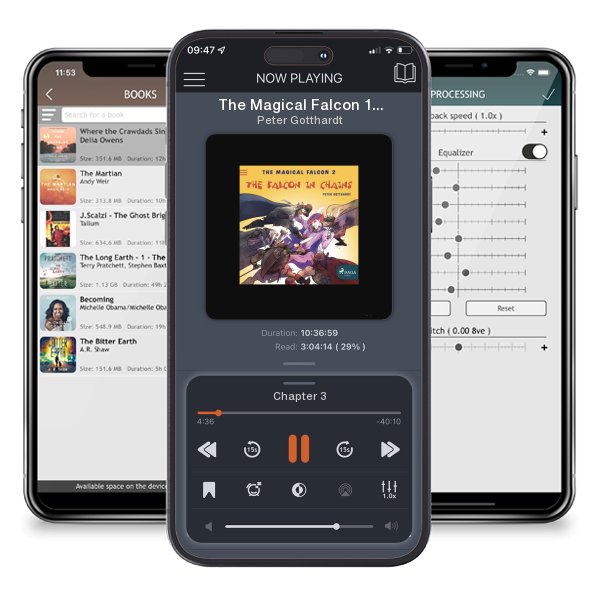 Download fo free audiobook The Magical Falcon 1 - The Mad Sorceress by Peter Gotthardt and listen anywhere on your iOS devices in the ListenBook app.