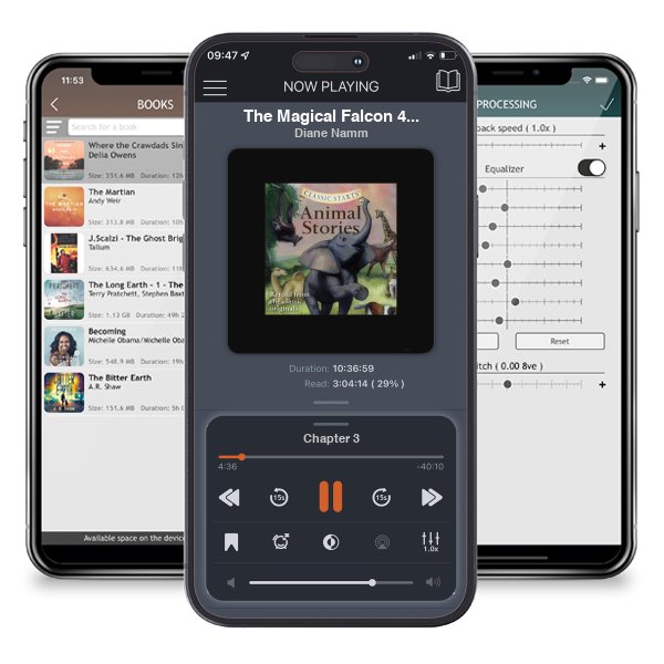 Download fo free audiobook The Magical Falcon 4 - The Dragon King's Daughter by Diane Namm and listen anywhere on your iOS devices in the ListenBook app.