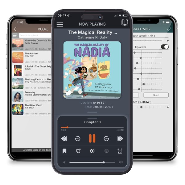 Download fo free audiobook The Magical Reality of Nadia by Catherine R. Daly and listen anywhere on your iOS devices in the ListenBook app.