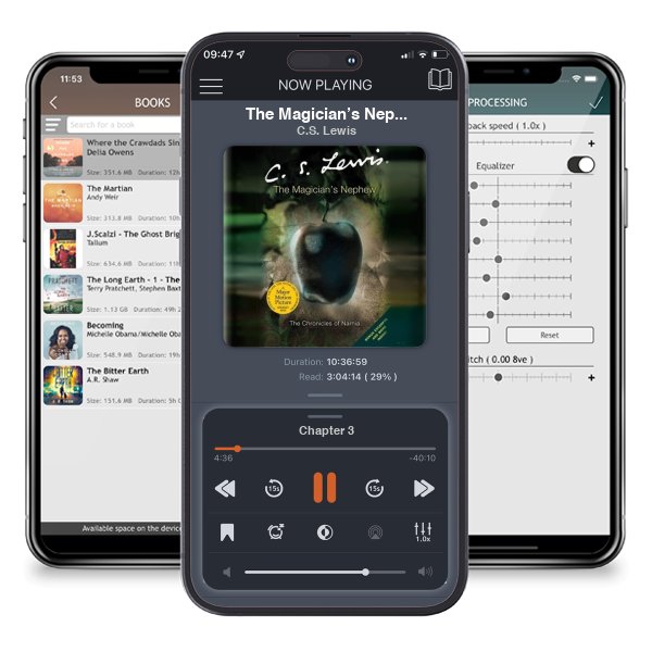 Download fo free audiobook The Magician’s Nephew (Chronicles of Narnia, #6) by C.S. Lewis and listen anywhere on your iOS devices in the ListenBook app.