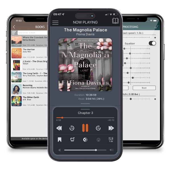 Download fo free audiobook The Magnolia Palace by Fiona Davis and listen anywhere on your iOS devices in the ListenBook app.