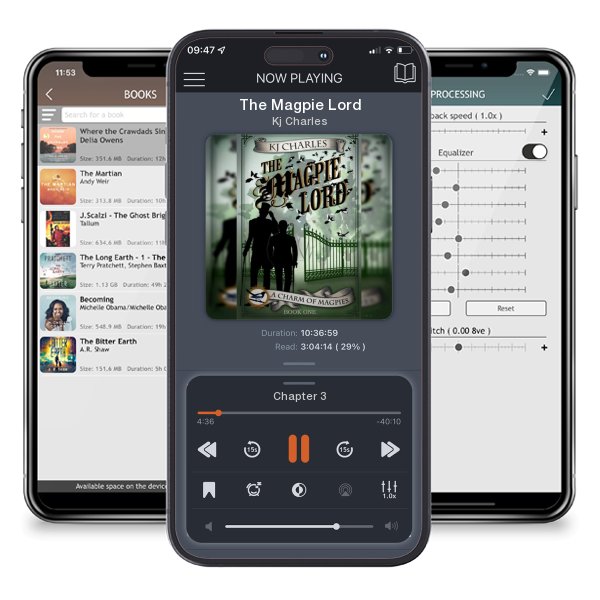 Download fo free audiobook The Magpie Lord by Kj Charles and listen anywhere on your iOS devices in the ListenBook app.