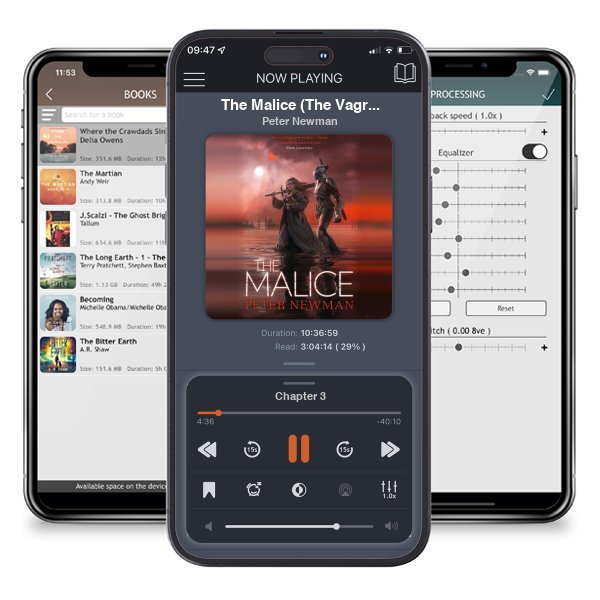 Download fo free audiobook The Malice (The Vagrant, #2) by Peter Newman and listen anywhere on your iOS devices in the ListenBook app.