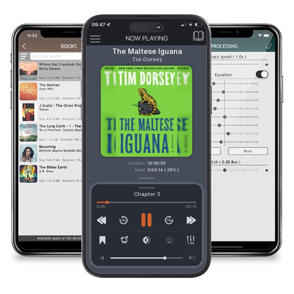 Download fo free audiobook The Maltese Iguana by Tim Dorsey and listen anywhere on your iOS devices in the ListenBook app.