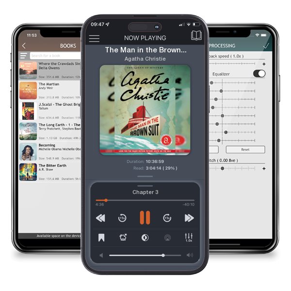 Download fo free audiobook The Man in the Brown Suit by Agatha Christie and listen anywhere on your iOS devices in the ListenBook app.