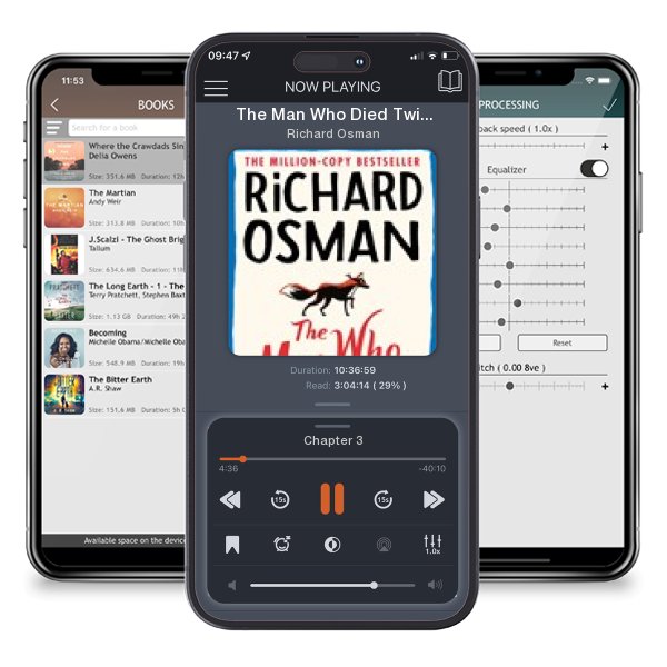 Download fo free audiobook The Man Who Died Twice by Richard Osman and listen anywhere on your iOS devices in the ListenBook app.