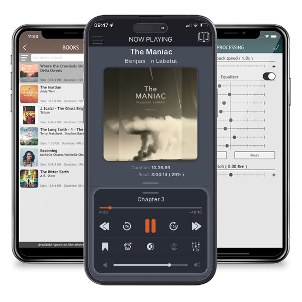 Download fo free audiobook The Maniac by Benjamín Labatut and listen anywhere on your iOS devices in the ListenBook app.