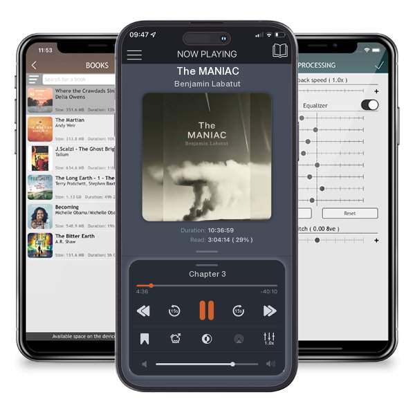 Download fo free audiobook The MANIAC by Benjamin Labatut and listen anywhere on your iOS devices in the ListenBook app.