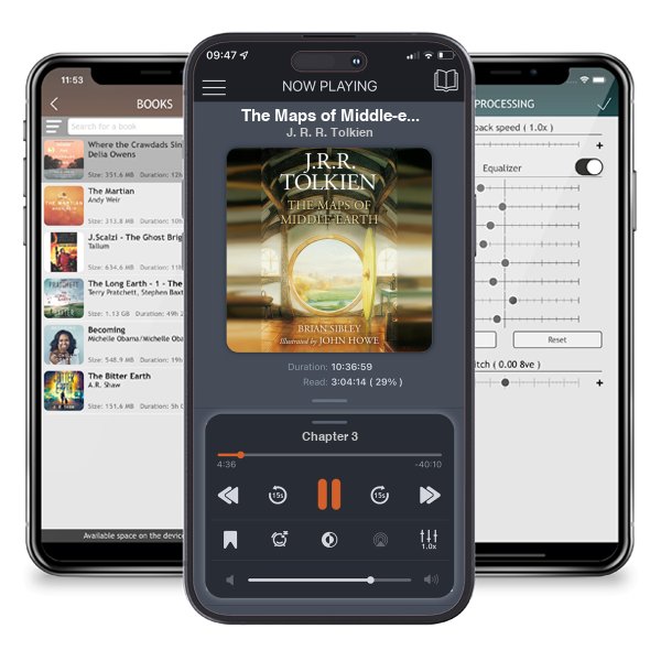 Download fo free audiobook The Maps of Middle-earth: The Essential Maps of J.R.R. Tolkien\'s Fantasy Realm from Númenor and Beleriand to Wilderland and Middle-earth by J. R. R. Tolkien and listen anywhere on your iOS devices in the ListenBook app.