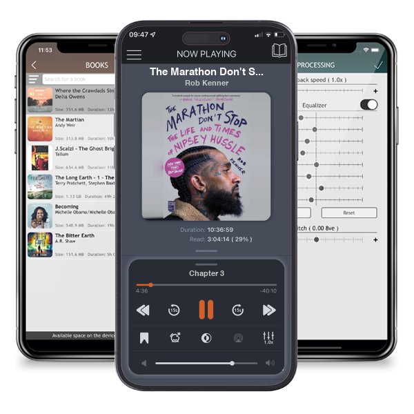 Download fo free audiobook The Marathon Don\'t Stop by Rob Kenner and listen anywhere on your iOS devices in the ListenBook app.
