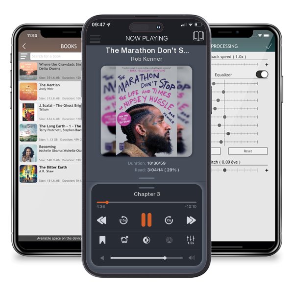 Download fo free audiobook The Marathon Don't Stop: The Life and Times of Nipsey Hussle... by Rob Kenner and listen anywhere on your iOS devices in the ListenBook app.
