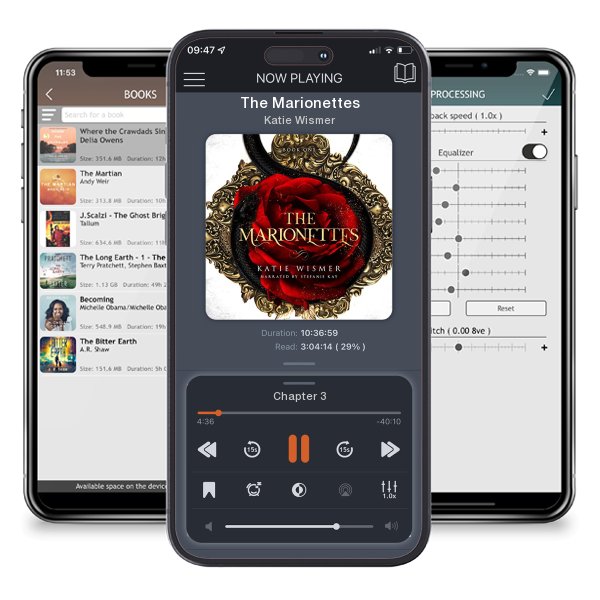 Download fo free audiobook The Marionettes by Katie Wismer and listen anywhere on your iOS devices in the ListenBook app.