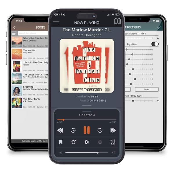 Download fo free audiobook The Marlow Murder Club by Robert Thorogood and listen anywhere on your iOS devices in the ListenBook app.