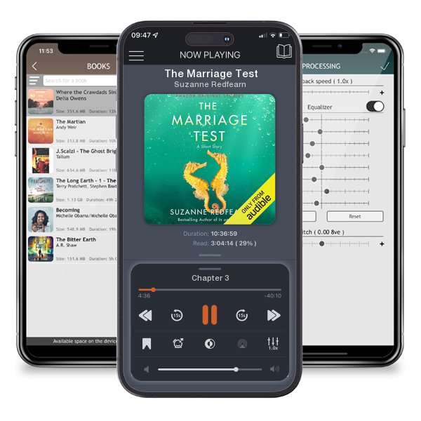 Download fo free audiobook The Marriage Test by Suzanne Redfearn and listen anywhere on your iOS devices in the ListenBook app.