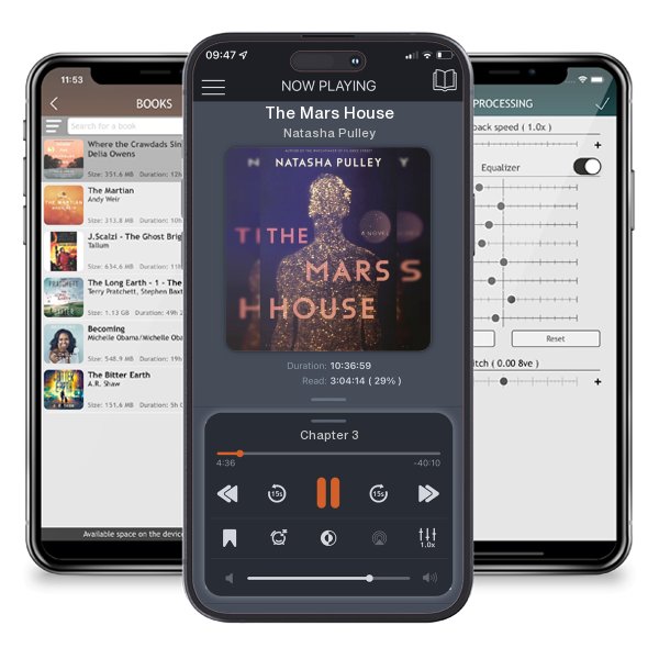 Download fo free audiobook The Mars House by Natasha Pulley and listen anywhere on your iOS devices in the ListenBook app.