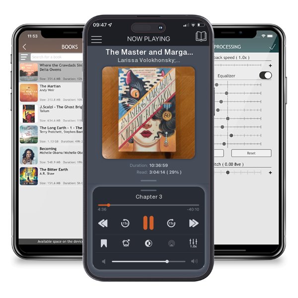 Download fo free audiobook The Master and Margarita by Larissa Volokhonsky; Boris Fishman; Mikhail Bulgakov; Richard Pevear and listen anywhere on your iOS devices in the ListenBook app.