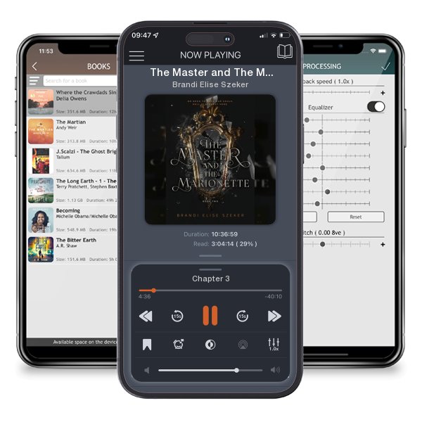 Download fo free audiobook The Master and The Marionette by Brandi Elise Szeker and listen anywhere on your iOS devices in the ListenBook app.