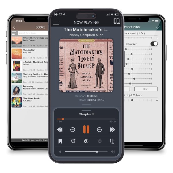 Download fo free audiobook The Matchmaker’s Lonely Heart by Nancy Campbell Allen and listen anywhere on your iOS devices in the ListenBook app.