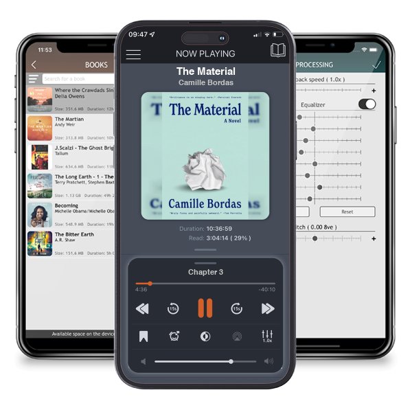 Download fo free audiobook The Material by Camille Bordas and listen anywhere on your iOS devices in the ListenBook app.