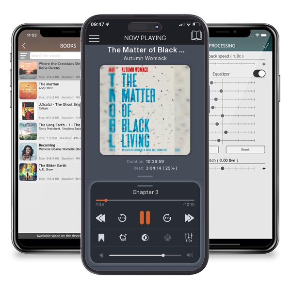 Download fo free audiobook The Matter of Black Living: The Aesthetic Experiment of... by Autumn Womack and listen anywhere on your iOS devices in the ListenBook app.