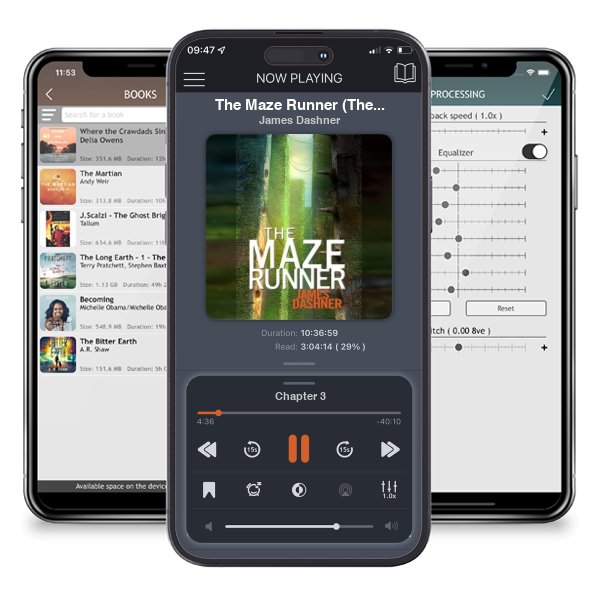 Download fo free audiobook The Maze Runner (The Maze Runner, #1) by James Dashner and listen anywhere on your iOS devices in the ListenBook app.