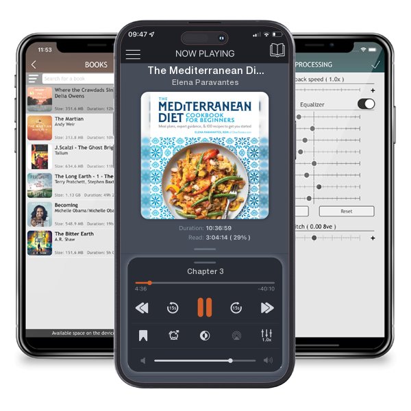 Download fo free audiobook The Mediterranean Diet Cookbook for Beginners: Meal Plans,... by Elena Paravantes and listen anywhere on your iOS devices in the ListenBook app.