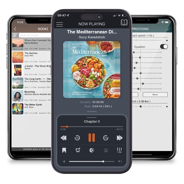 Download fo free audiobook The Mediterranean Dish: 120 Bold and Healthy Recipes You\'ll Make on Repeat: A Mediterranean Cookbook by Suzy Karadsheh and listen anywhere on your iOS devices in the ListenBook app.