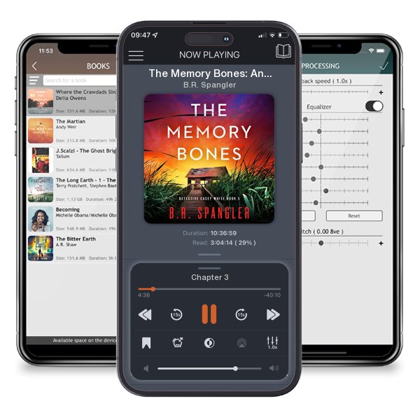 Download fo free audiobook The Memory Bones: An absolutely gripping mystery thriller (Detective Casey White Book 5) by B.R. Spangler and listen anywhere on your iOS devices in the ListenBook app.