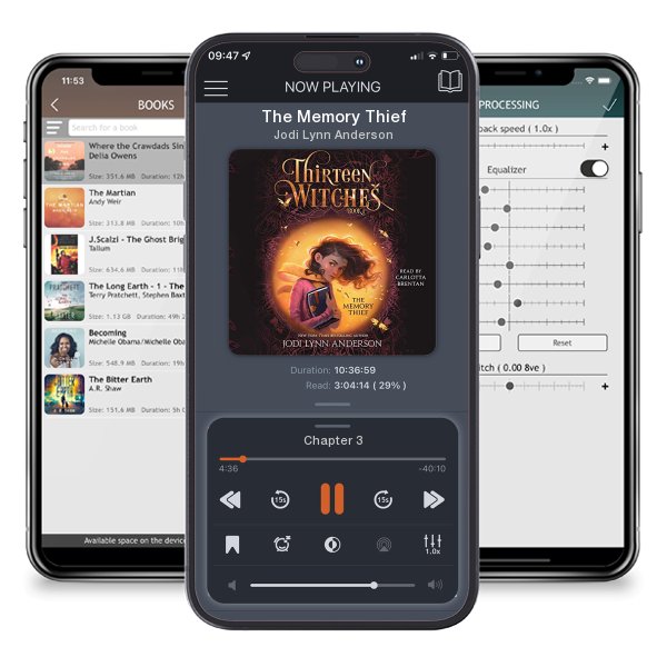 Download fo free audiobook The Memory Thief by Jodi Lynn Anderson and listen anywhere on your iOS devices in the ListenBook app.