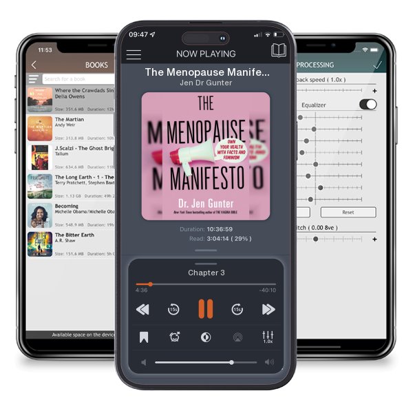 Download fo free audiobook The Menopause Manifesto: Own Your Health with Facts and Feminism by Jen Dr Gunter and listen anywhere on your iOS devices in the ListenBook app.