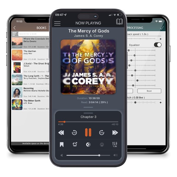 Download fo free audiobook The Mercy of Gods by James S. A. Corey and listen anywhere on your iOS devices in the ListenBook app.